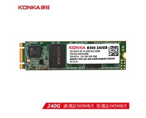 康佳 KONKA 240G SSD固態硬盤 M.2接口(SATA總線) 2280 K500系列