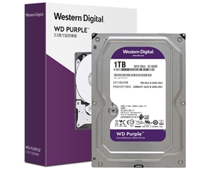西部數據(WD)紫盤 1TB SATA6Gb/s 64M 監控硬盤(WD10EJRX)